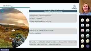 APRESENTAÇÃO DE CURSOS:  ENGENHARIA EM GEOTECNIA (presencial) e  ENGENHARIA GEOTÉCNICA (online)