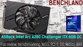 Intel ARC A380 6GB - review and testing, overclocking, Resizable BAR, PCI-E 3.0, and more