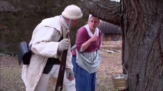 At Smith-Appleby House in Smithfield, the sugar maple trees are tapped