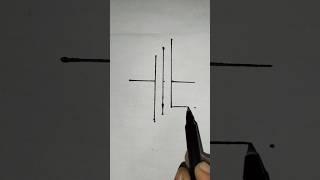 3D illusion drawing very easy#ytshorts