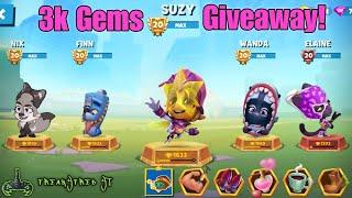 Hero Star Suzy is OP! Gems Giveaway  #zooba