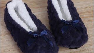 Indoor Home Slippers Warm Soft Plush Slippers Non-slip Indoor Slippers