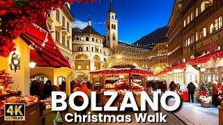 BOZEN/BOZEN, Italien: Der BESTE Weihnachtsmarkt in den Tiroler Alpen!