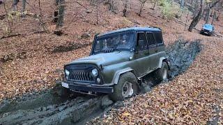 УАЗ и НИВЫ против Иномарок, Offroad на гору Бойка. Крым 4x4