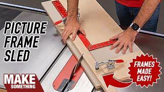 How to Make a Picture Frame Sled. Perfect Miters Every Time.