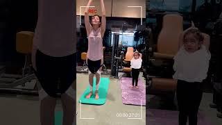 Mother-Daughter Bonding with Yoga Post-Diwali  #suryanamaskar #shilpashetty  #fatlosejourney