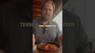 trying ALBANIAN food for the first time