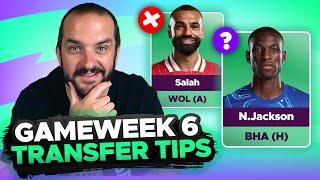 SELL SALAH?  | FPL TRANSFER TIPS | GAMEWEEK 6 | Fantasy Premier League Tips 2024/25