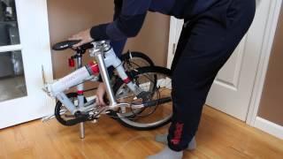 Allen Sports Downtown Aluminum 1-Speed Folding Bike Unboxing