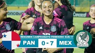 Panama Femenil vs Mexico 0-7 Resumen Goles Campeonato Femenino 2022