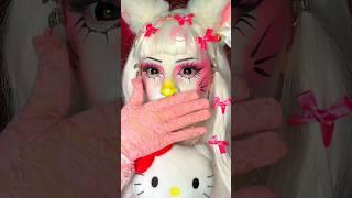 Turning Sanrio characters into Monster High characters 6/6 #shorts #cosplay #hellokittymakeup