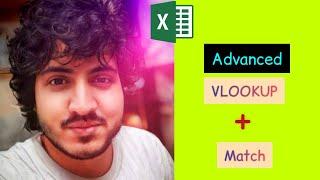 Advanced VLOOKUP with Match Formula | MUKUL JAIN