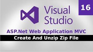 How to create and open zip file? ASP.Net Web Application MVC (C#)