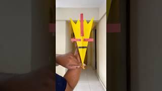 Alert Fighter Paper Airplane Start Flying Practice
