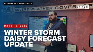 Meteorologist provides Winter Storm Daisy forecast update for Northeast Wisconsin