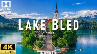 Lake Bled 4K Drone Nature Film - Calming Piano Music - Natural Landscape