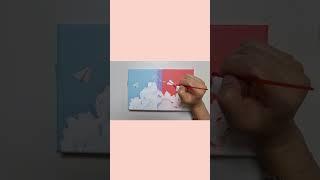 아크릴물감으로 구름 그리기 Easy Acrylic Painting