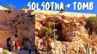 ISRAEL. Inside the Tomb of Jesus at the Garden Tomb, Jerusalem | GOLGOTHA