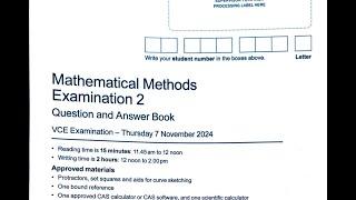 2024 VCE Methods Exam 2 Suggested Solutions!