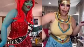 Trisha Paytas / TikTok duet with herself