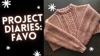 MEL MAKES STUFF Project Diaries: Favo Sweater by Fiber Tales