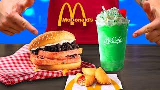 Repeat Forgotten Dishes From McDonald's / Oreo Burger / Mini Pizza With Cheese / Melon Milkshake