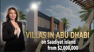 First Free Hold villas in Saadiyat Island, Abu Dhabi, from $2 000 000