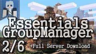 Essentials Groupmanager | Bukkit Server Plugin | 2/6 | German | HD