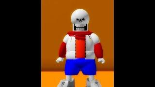 Sans Vs Chara: Multiverse Edition:ts papyrus showcase (old  record)