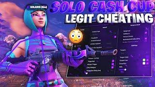 CHEATING With The Best Fortnite CHEAT in The Solo Cash Cup (+100$)