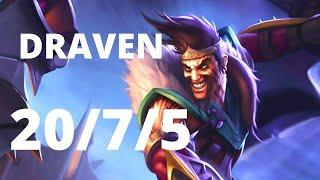 Draven vs  Samira (ADC) LAS Challenger Replay Parche 12.17