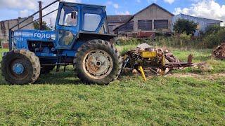 Nouvelle fendeuse je ressors le Ford 9600 #forestmen #bucheron