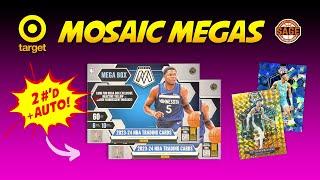 2023-24 Mosaic Basketball Target Mega Boxes  Two #'d cards + Auto + Wembys!