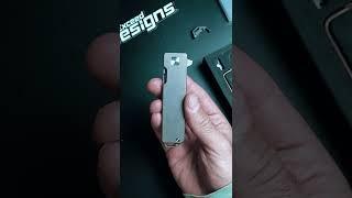 The Ultimate Titanium EDC Utility Knife  Exceed Designs TIRANT RAZOR V3 #Shorts