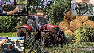 Farming Simulator 22 Thrustmaster T248, Logitech G29 and Logitech G Saitek Steering Wheel Gameplay