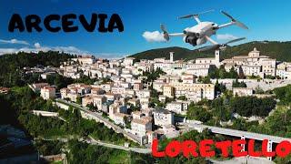 DJI Mini 3 pro #footage LORETELLO e ARCEVIA #djimini3pro #paesaggiitaliani