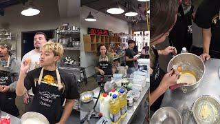 Jason Makes A 3-Point Shot Into Maya Higa's Cooking Bowl!