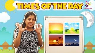 Times of the Day | Morning, Afternoon, Evening and Night | Nursery Rhymes | Preschool | Learning Box