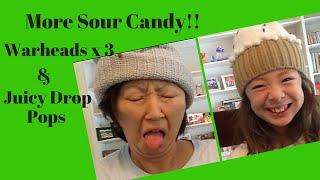 FoodMania Review: Sour Candy - WarHeads x 3 & Juicy Drop Pop