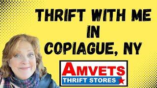 Thrift With Me in Copiague, NY at the AMVETS Thrift Store!