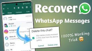 How to recover WhatsApp messages on android without backup 