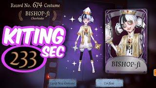 KITING as Cheerleader BISHOP-f1 NEW A Skin! AMAZING TEAMWORK lead to LONG KITE! Identity V