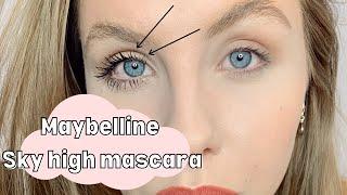 Maybelline Sky High Mascara REVIEW | Best Lengthening mascara of 2021?? | TikTok viral mascara