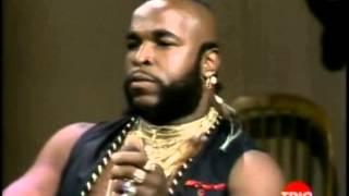 Mr T SPEAKING TRUTH ON THE LETTERMAN SHOW