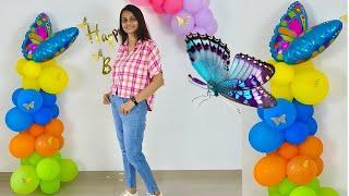 Birthday Decoration Ideas At Home with Balloons, Party , Anniversary,baby shower, welcome baby,kanku