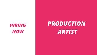 Production Artist | Production Artist Jobs