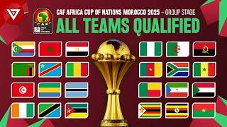 CAF Africa Cup of Nations 2025 Group Stage: All Teams Qualified | AFCON Morocco 2025