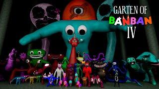 Garten of BanBan 4 - ALL NEW BOSSES + ENDING (FULL GAMEPLAY)