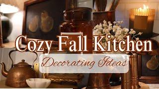 Cozy Fall Kitchen Decorating Ideas || Fall 2024 Decorate With Me || Kitchen Decor Ideas