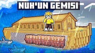 KÖYÜ KURTARMAK İÇİN NUH'UN GEMİSİNİ İNŞA ETTİM! - Minecraft